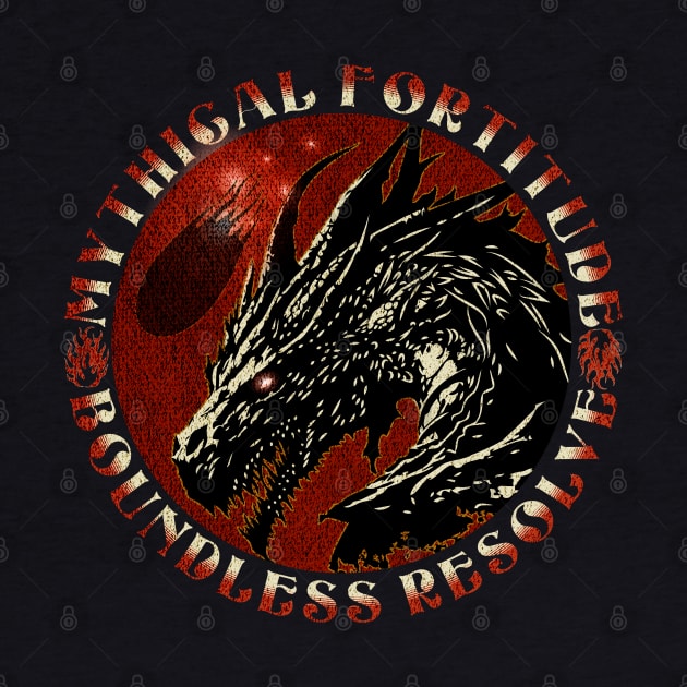 Mythical Fortitude, Boundless Resolve Dragon by mythikcreationz